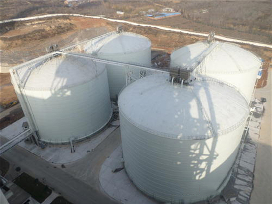 安徽5000吨立式粉煤灰储存罐